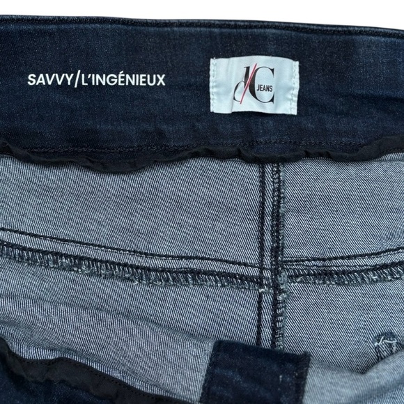 Penningtons, Plus Size Skinny Leg Savvy Jeans, Dark Wash Blue, 22W - Picture 6 of 10